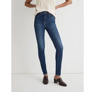 Madewell Jeans Womens 24 Blue High Rise Skinny 10" Rise Minimalist Modern
